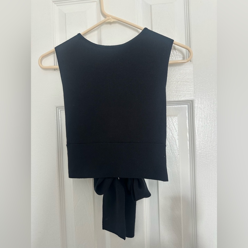 Wild Fable Black back Knit Top